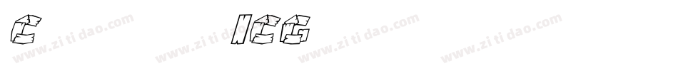 Carpenter ICG字体转换